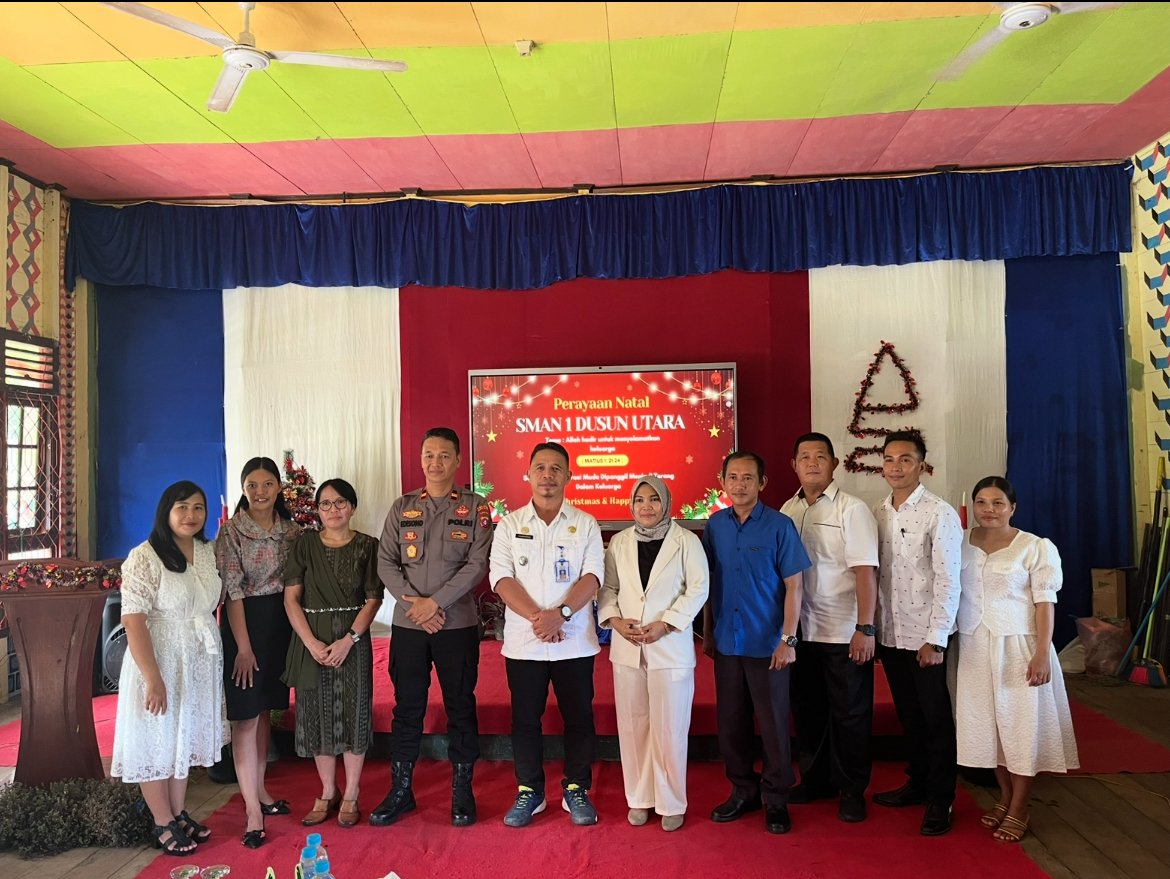 Perayaan Natal SMAN 1 Dusun Utara (2)