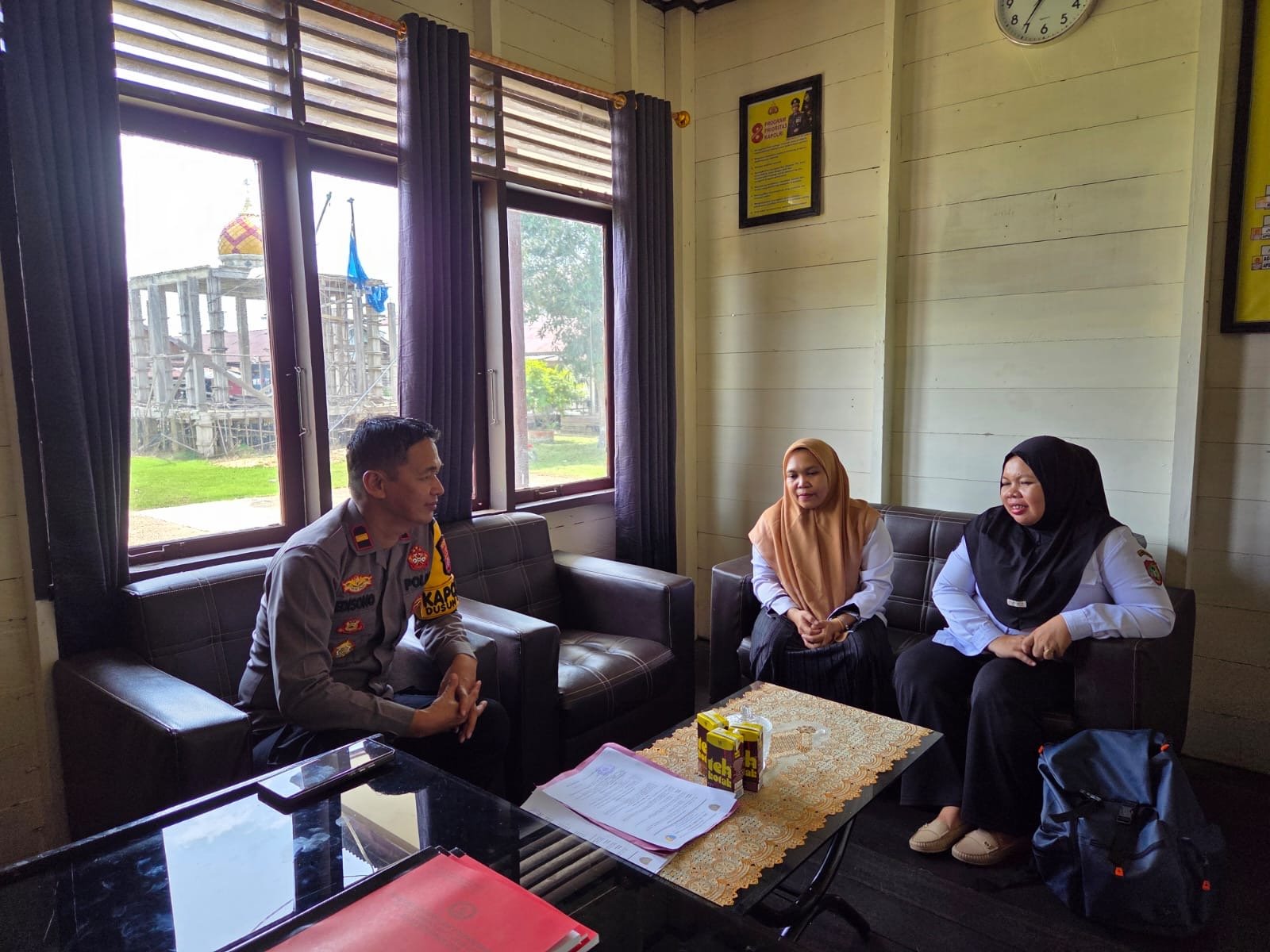 Kerjasama dengan pihak polsek Pendang (1)