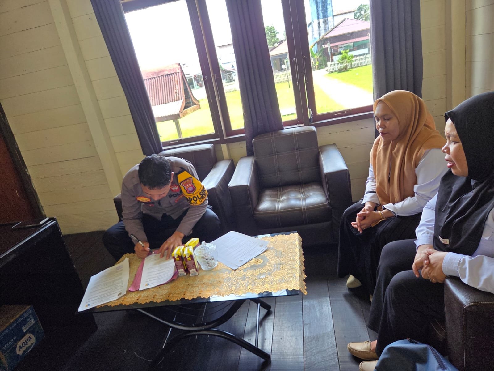 Kerjasama dengan pihak polsek Pendang (2)