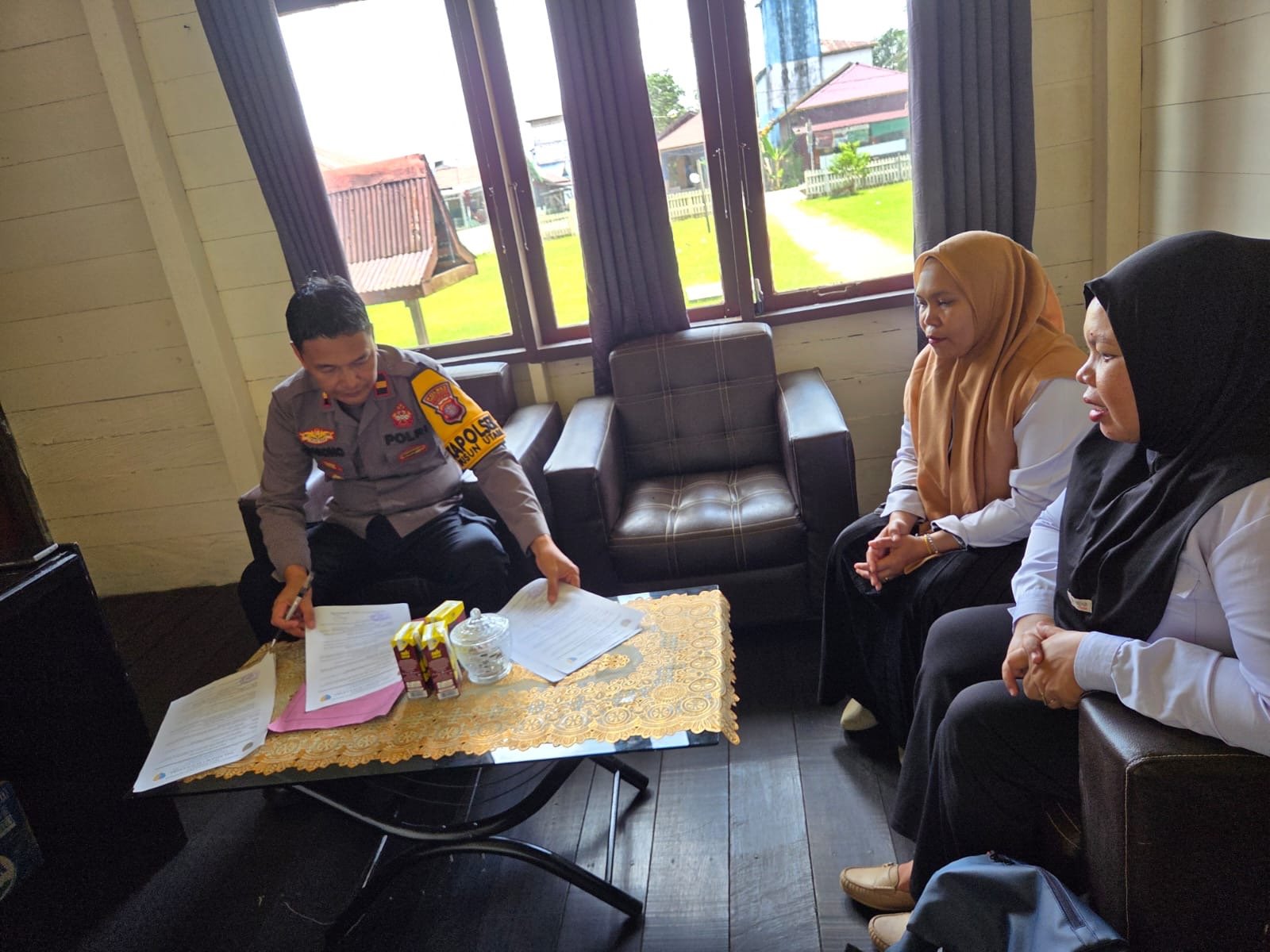 Kerjasama dengan pihak polsek Pendang (3)