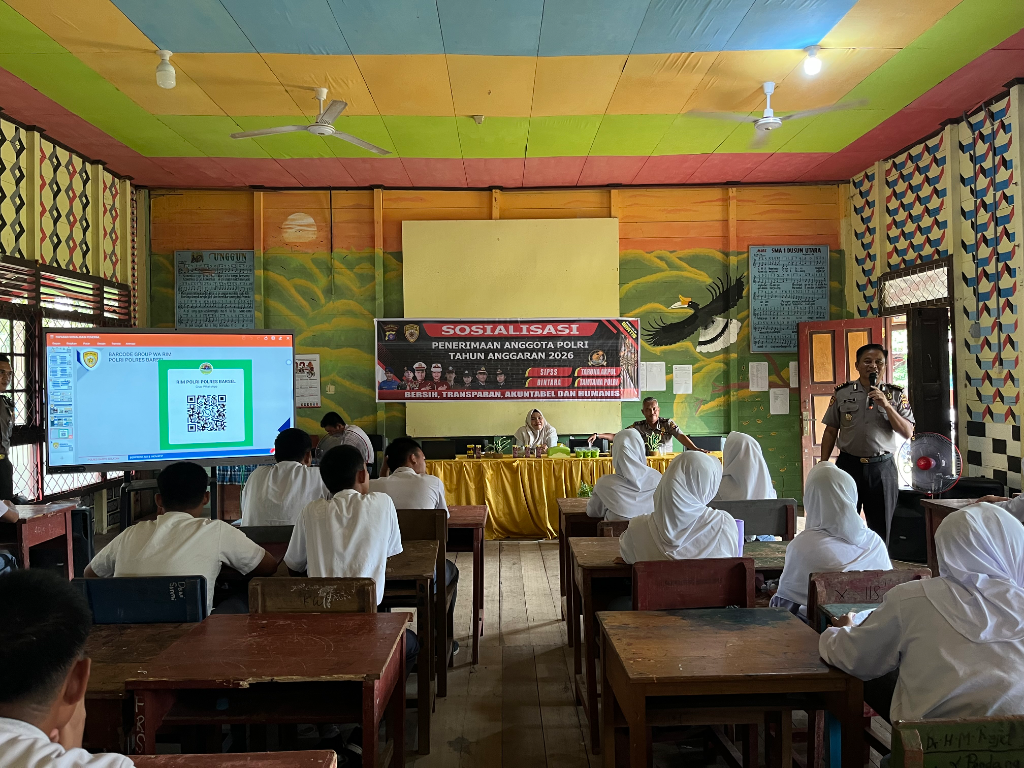 Sosialisasi dari Polres Barito selatan, Selasa, 27 Januari 2025 (2)