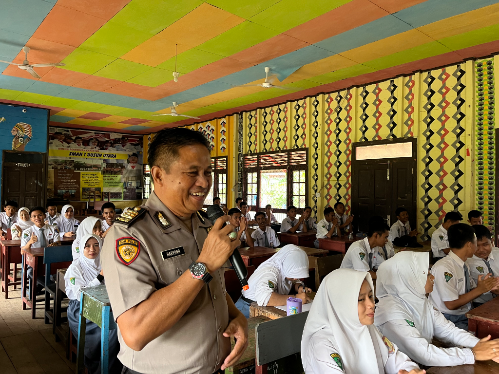 Sosialisasi dari Polres Barito selatan, Selasa, 27 Januari 2025 (5)