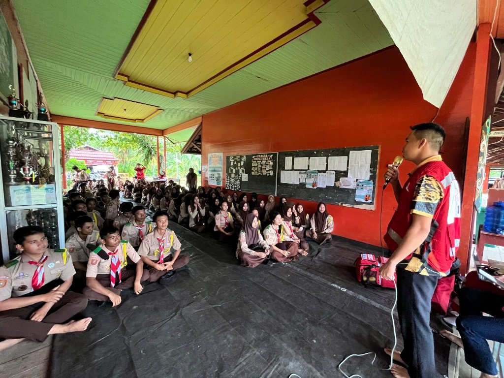 Sosialisasi dari relawan PMI Barito Selatan (1)