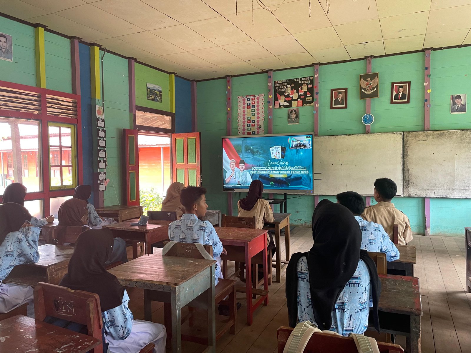 Wujudkan Pendidikan Berkualitas, Pemprov Kalteng Luncurkan Program Strategis 2026; Siswa SMAN 1 Dusun Utara Sambut Antusias