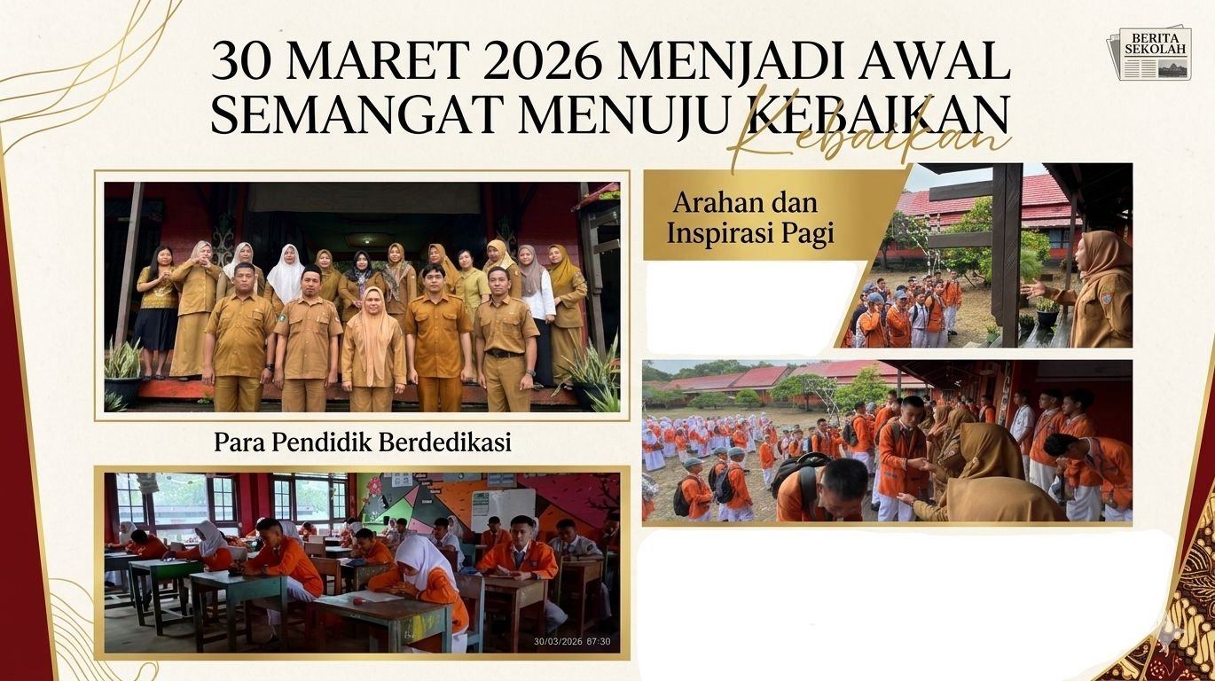 Semangat Baru di SMAN 1 Dusun Utara: Awali Masuk Sekolah dengan STS dan Tradisi Halal Bihalal