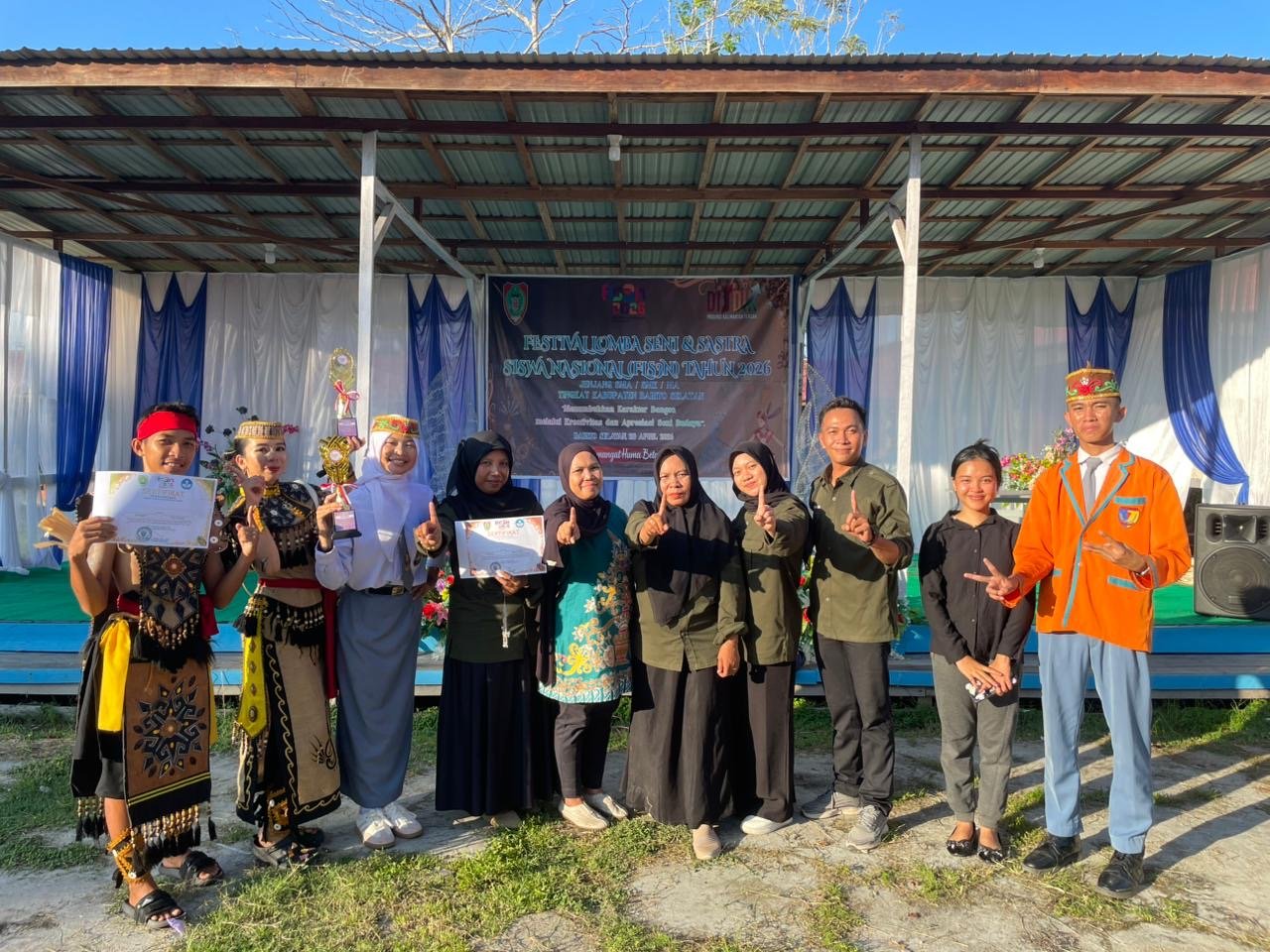 SMAN 1 Dusun Utara Borong Juara di FLS2N Tingkat Kabupaten, Siap Melaju ke Provinsi!