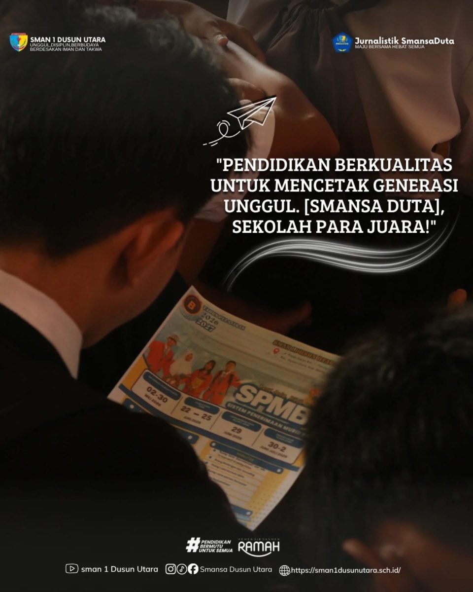 Gencarkan Sosialisasi SPMB, SMAN 1 Dusun Utara Sambangi SMPN 1 Dusun Utara