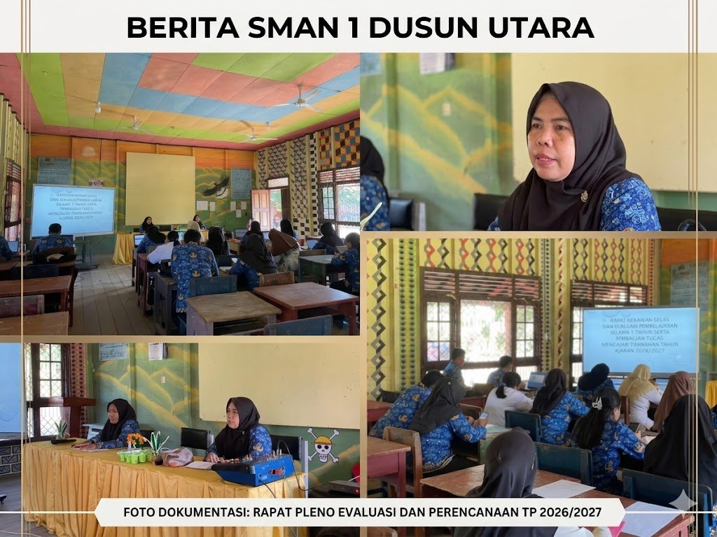 SMAN 1 Dusun Utara Gelar Rapat Pleno: Evaluasi Akhir Tahun, Kenaikan Kelas, dan Pemantapan Tugas Mengajar TP 2026/2027