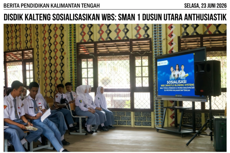 Meningkatkan Transparansi Sekolah, Dinas Pendidikan Kalteng Gelar Sosialisasi WBS Secara Daring