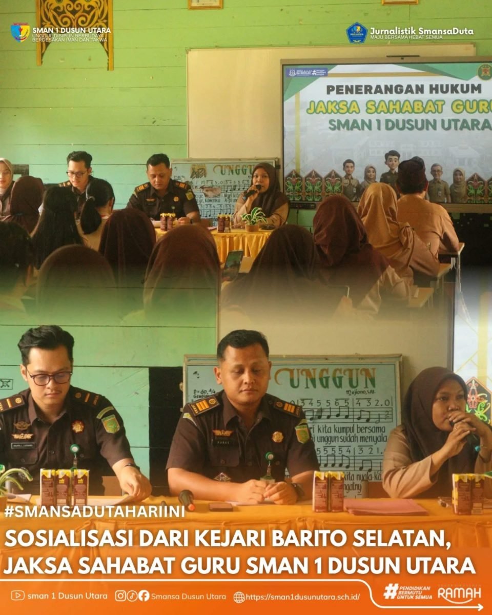 Cegah Perundungan Sejak Dini, Kejaksaan Negeri Barito Selatan Gelar Sosialisasi Antibullying di SMAN 1 Dusun Utara