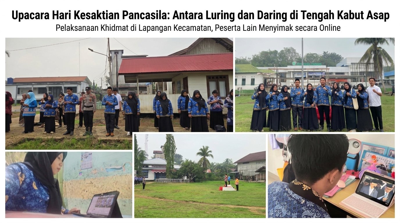 Upacara Hari Kesaktian Pancasila di Dusun Utara Berlangsung Khidmat dan Semangat Pancasila