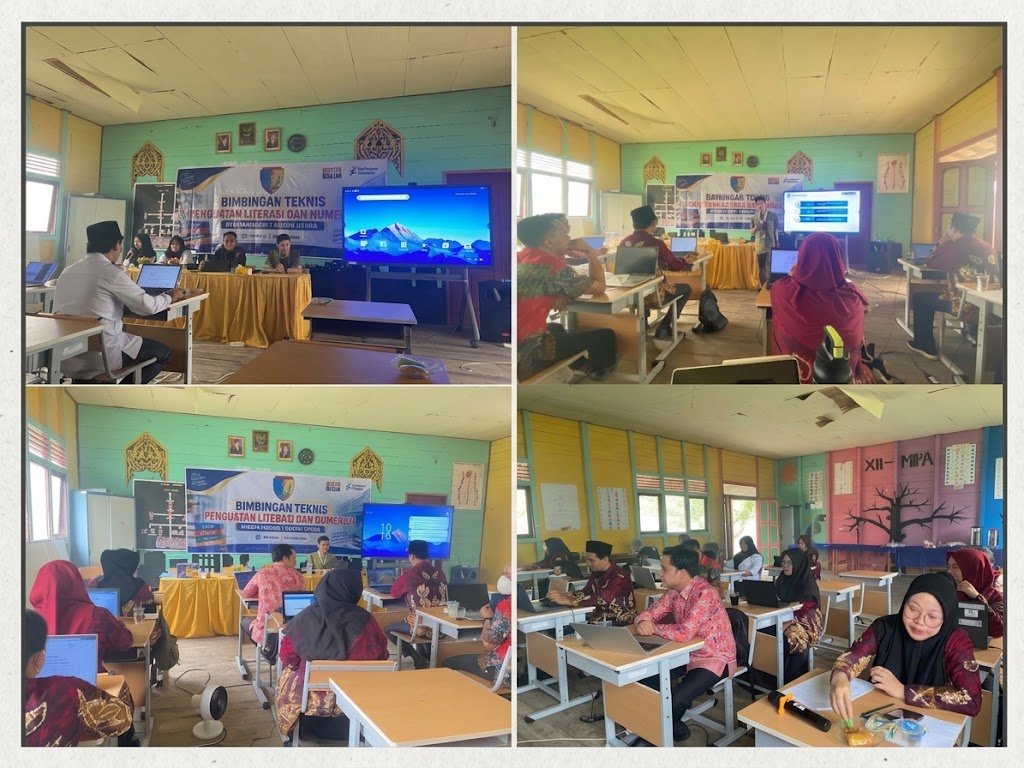 Tingkatkan Mutu Pendidikan, SMAN 1 Dusun Utara Sukses Gelar Bimtek Literasi dan Numerasi Bersama BPMP Prov. Kalteng